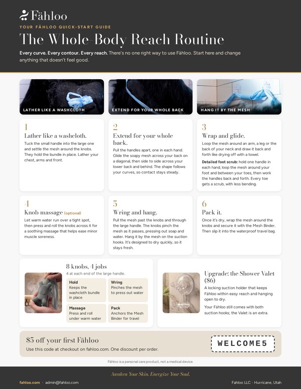 Cover of the free Fähloo guide, The Whole-Body Reach Routine
